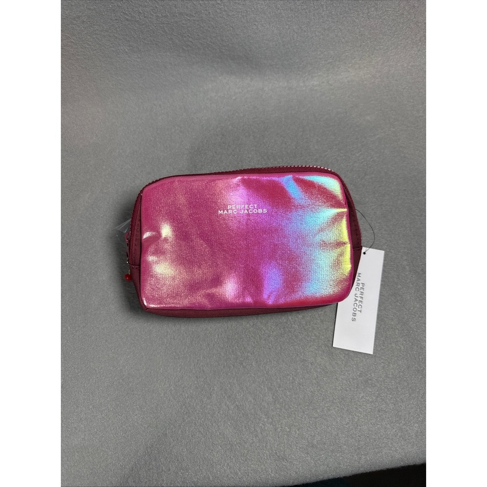 Marc Jacobs Perfect Pride Bumbag Iridescent Pink Cherry Charm Waist Bag NWT
